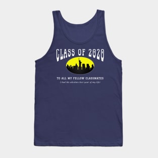 Class of 2020 - Purple, Yellow and White Colors Tank Top